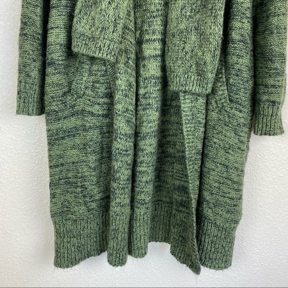 Torrid Open Front Dark Green Black Cardigan L 12 0 - Picture 4 of 12